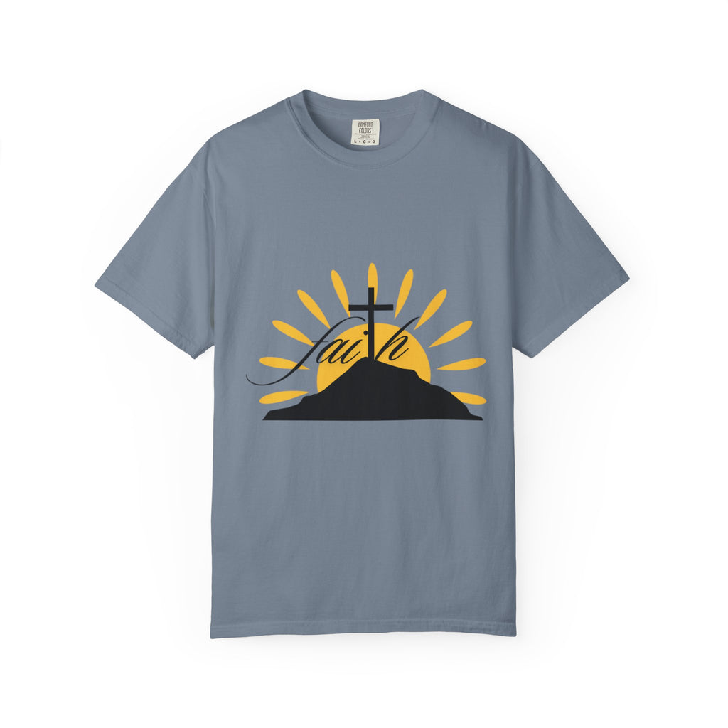 Faith Cross Unisex T-Shirt — Sunrise Unisex Tee