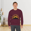 Faith Cross Sunrise - Men's Crewneck Sweatshirt