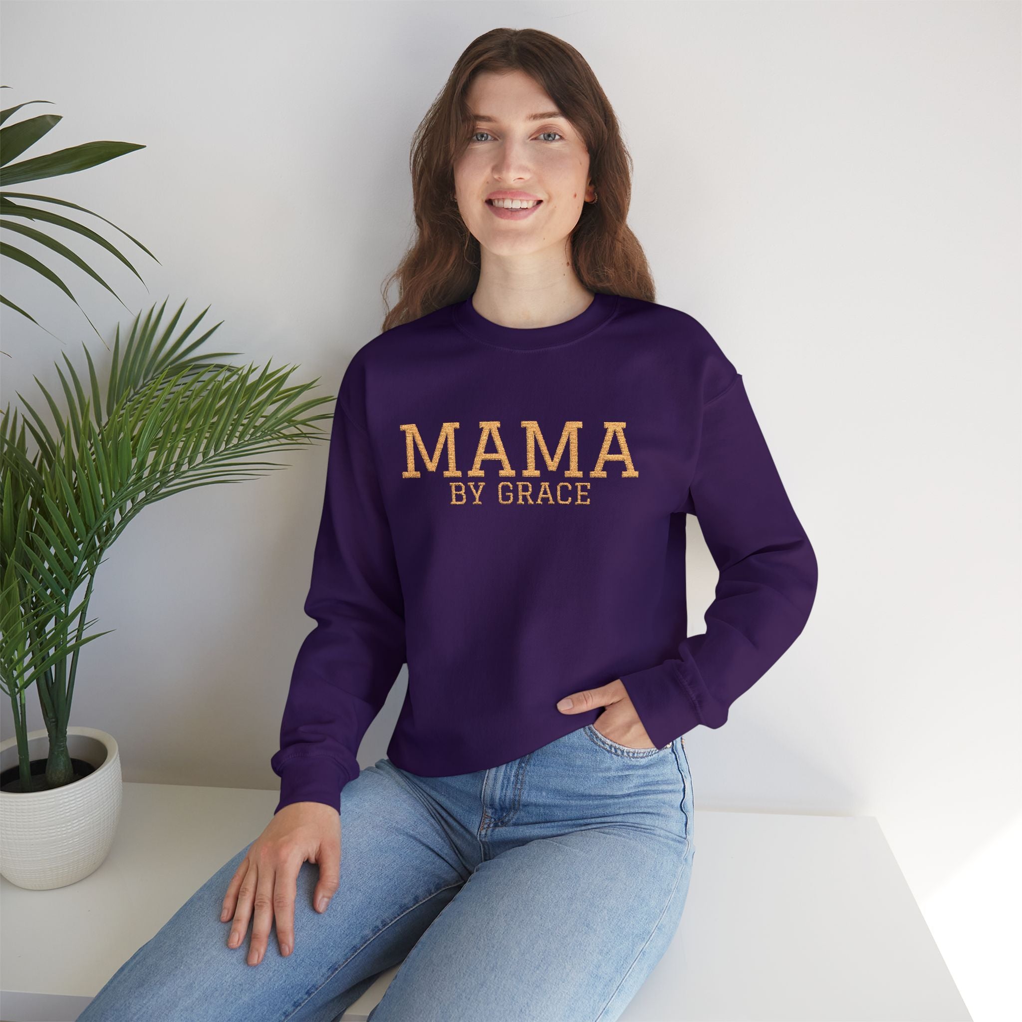 Mama by Grace Embroidered - Women's Sweatshirt
