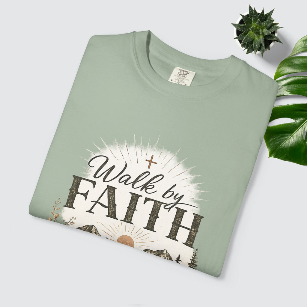Walk By Faith (1 Corinthians 5:7) - Men's Graphic Tee