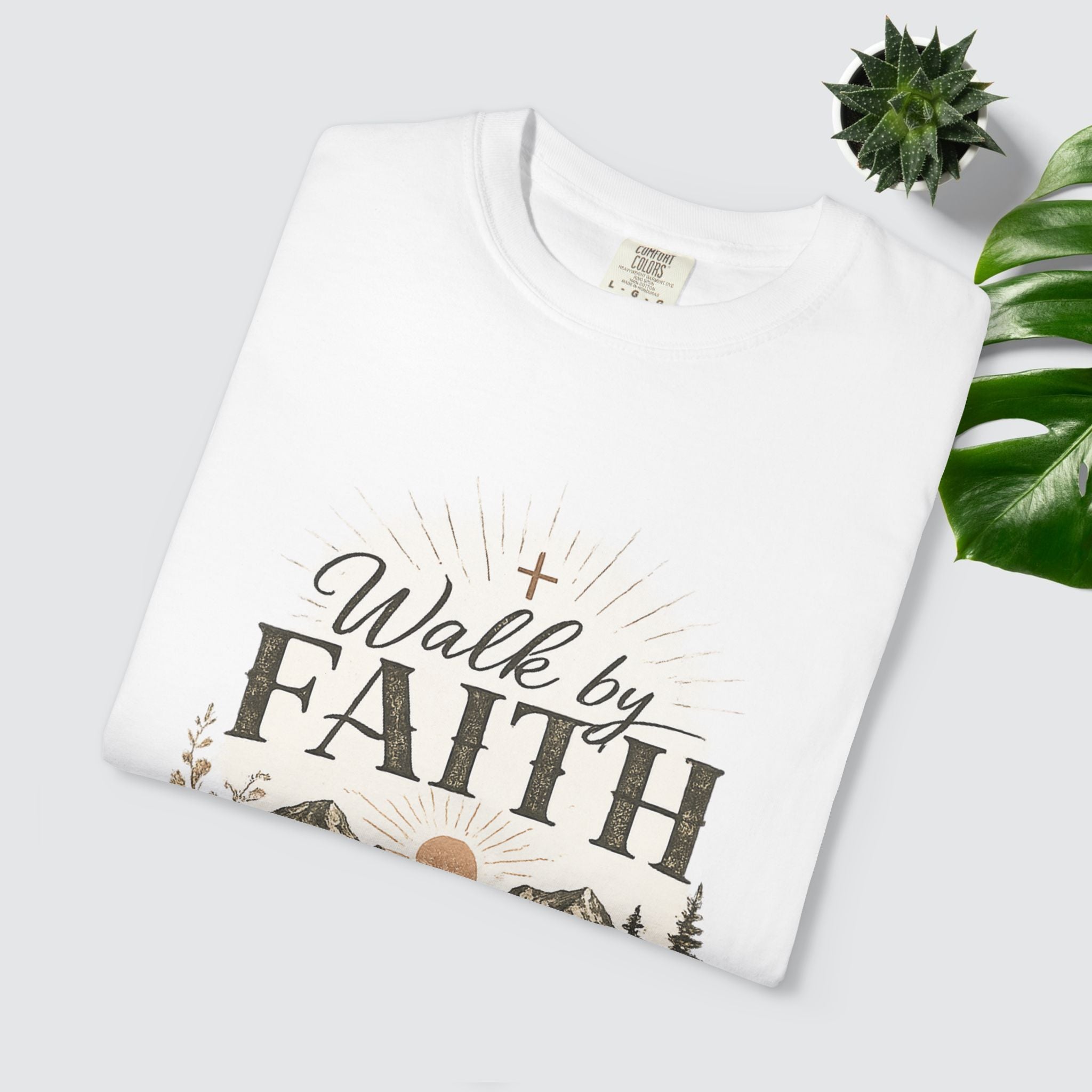 Walk By Faith (1 Corinthians 5:7) - Men's Graphic Tee