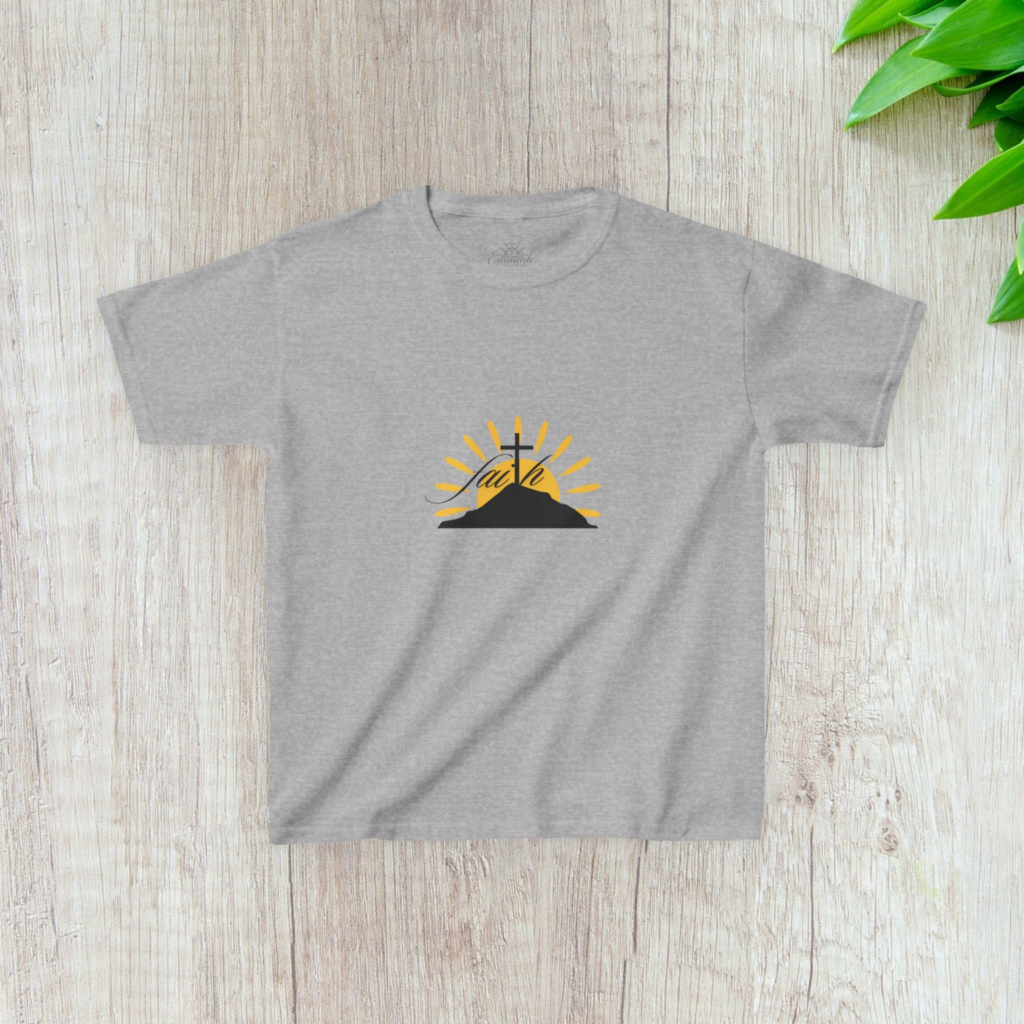 Faith Cross Sunrise - Kids Tee