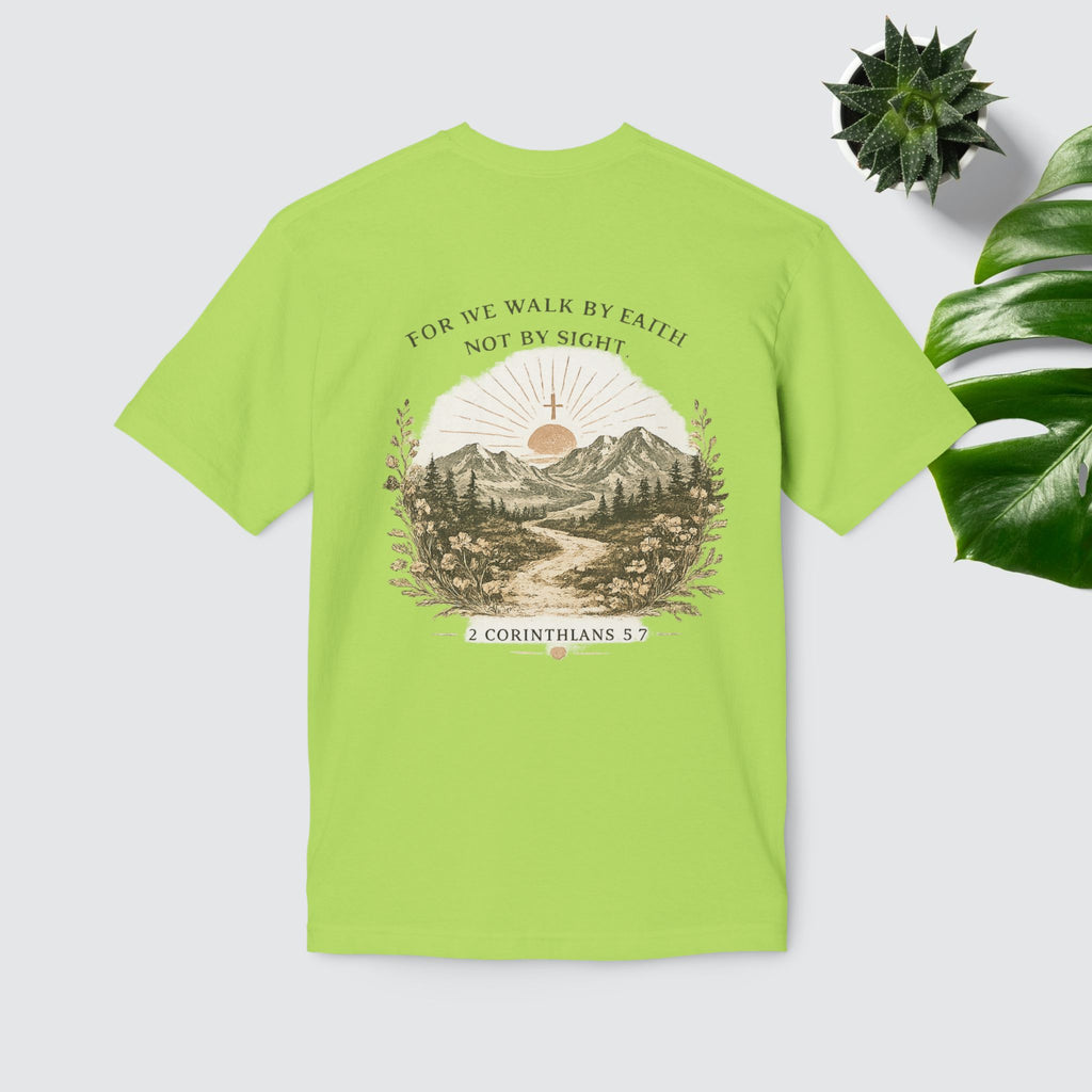 Walk By Faith (1 Corinthians 5:7) - Women's Graphic Tee