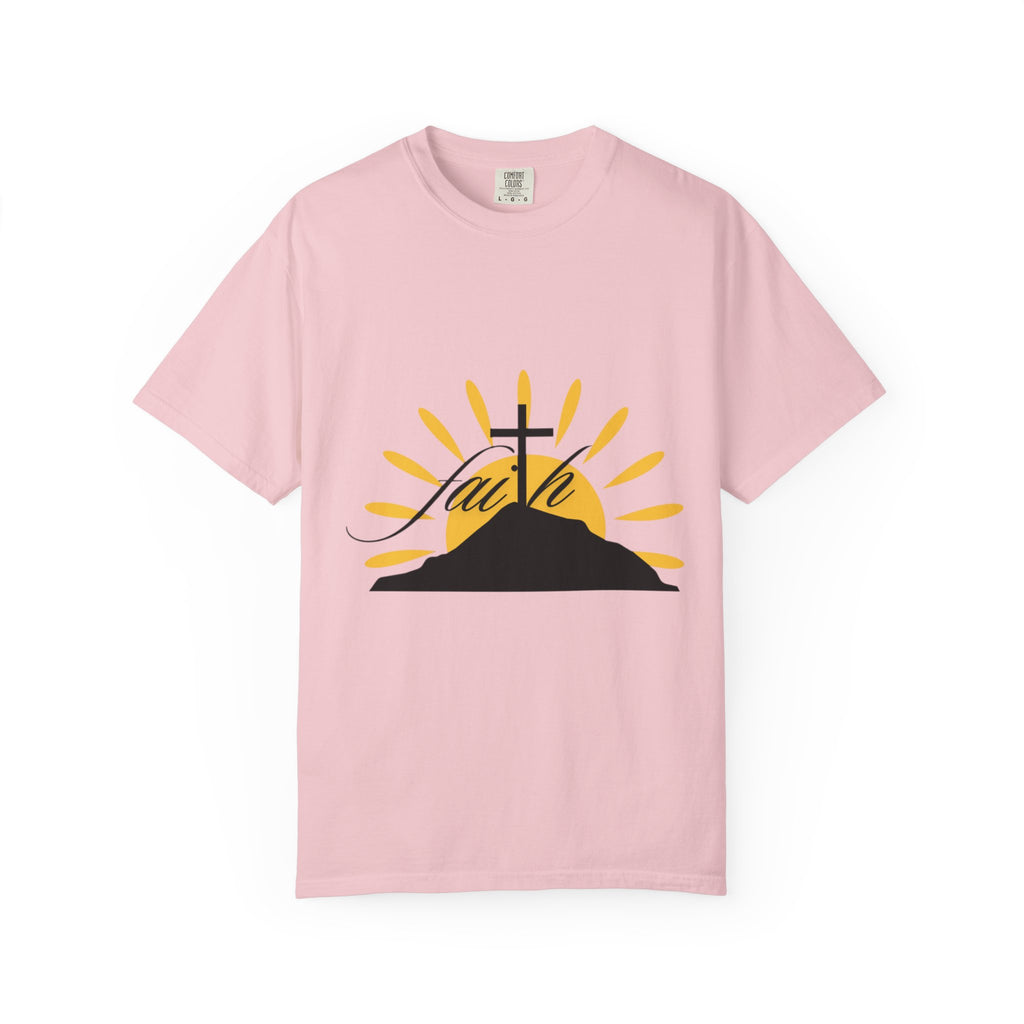 Faith Cross Unisex T-Shirt — Sunrise Unisex Tee