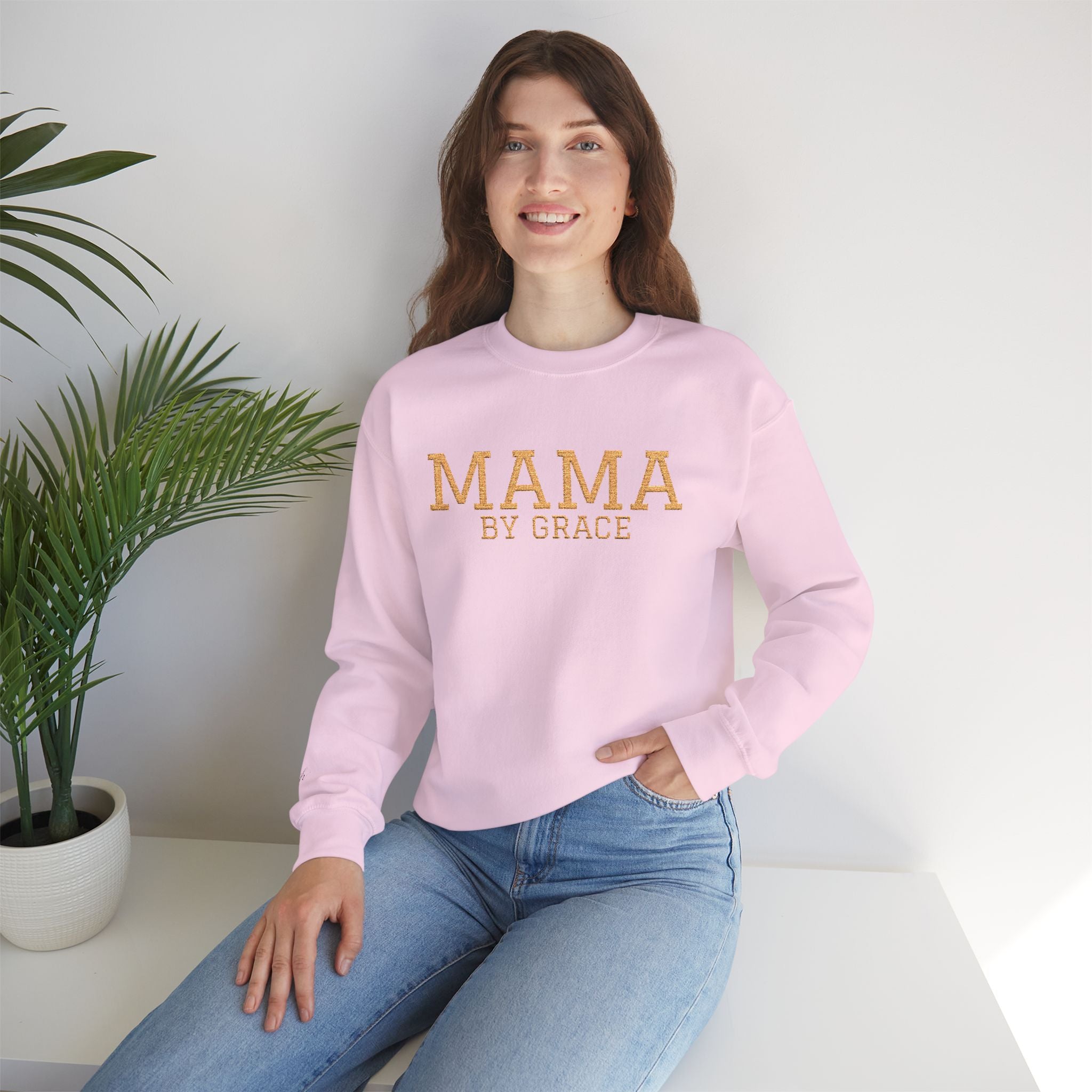 Mama by Grace Embroidered - Women's Sweatshirt
