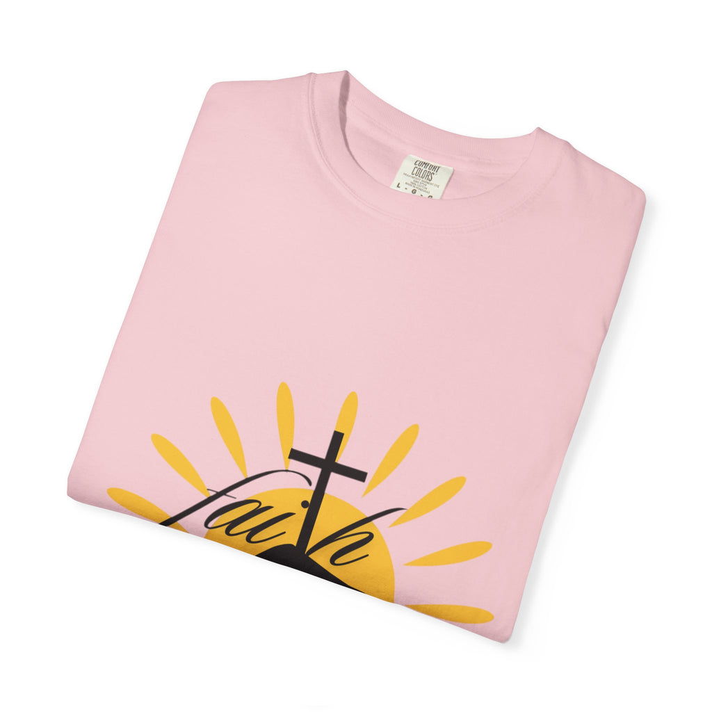 Faith Cross Unisex T-Shirt — Sunrise Unisex Tee