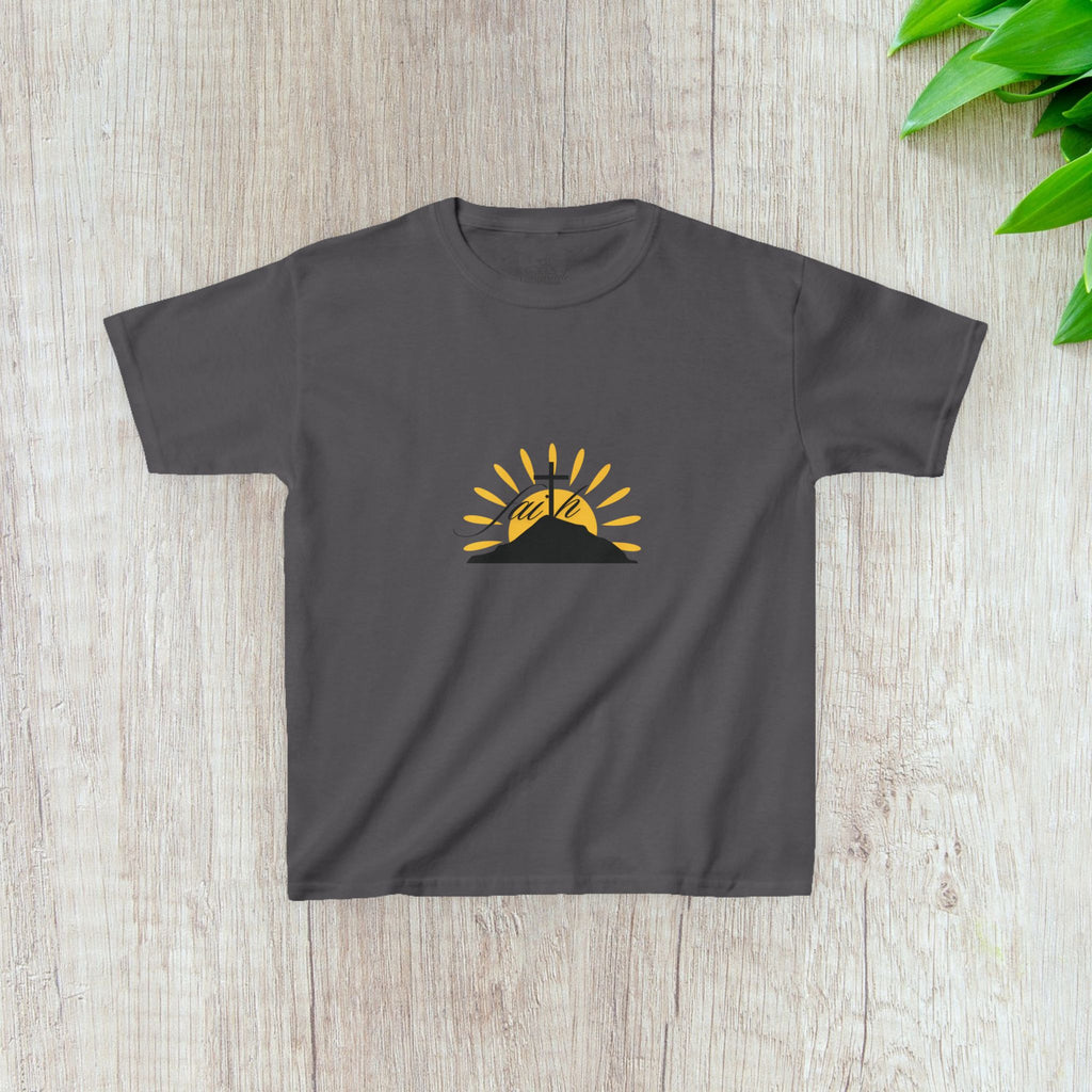 Faith Cross Sunrise - Kids Tee