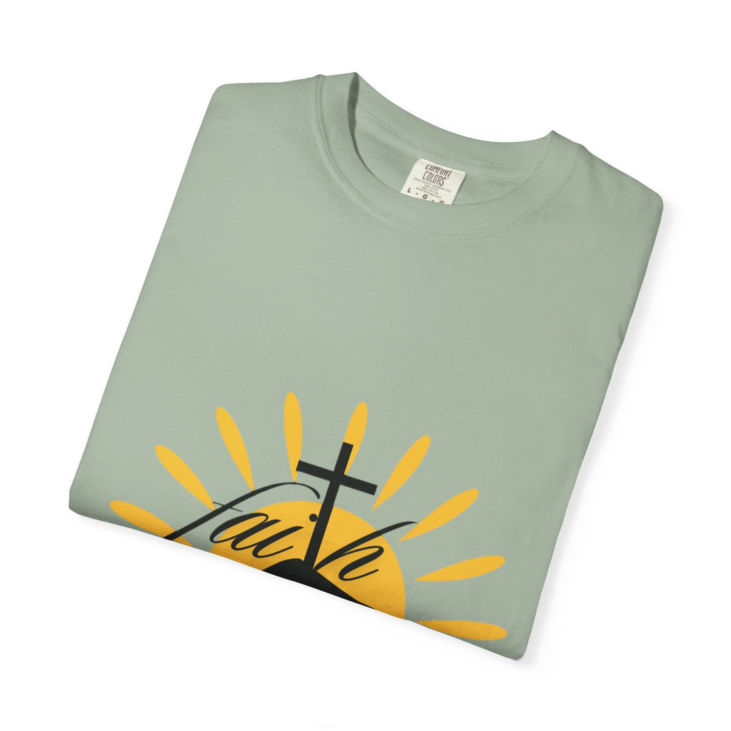 Faith Cross Unisex T-Shirt — Sunrise Unisex Tee