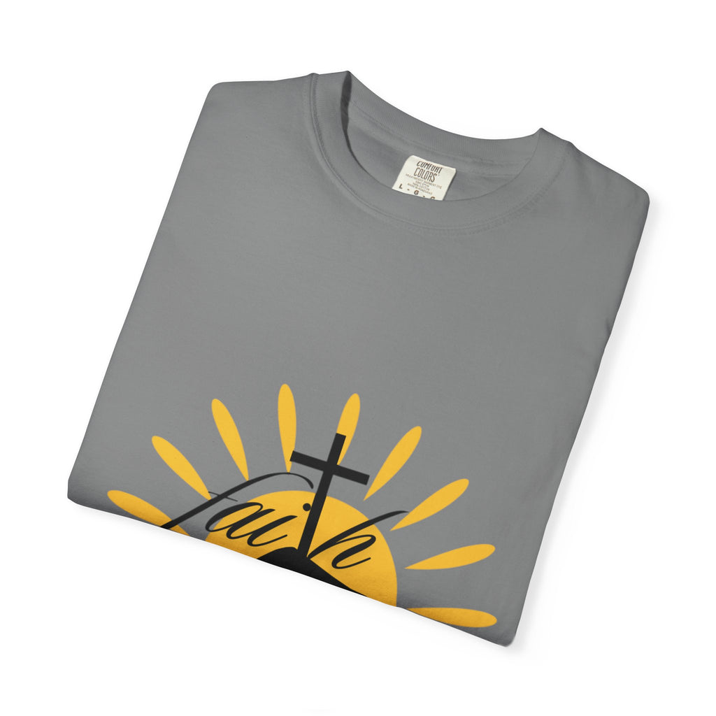 Faith Cross Unisex T-Shirt — Sunrise Unisex Tee