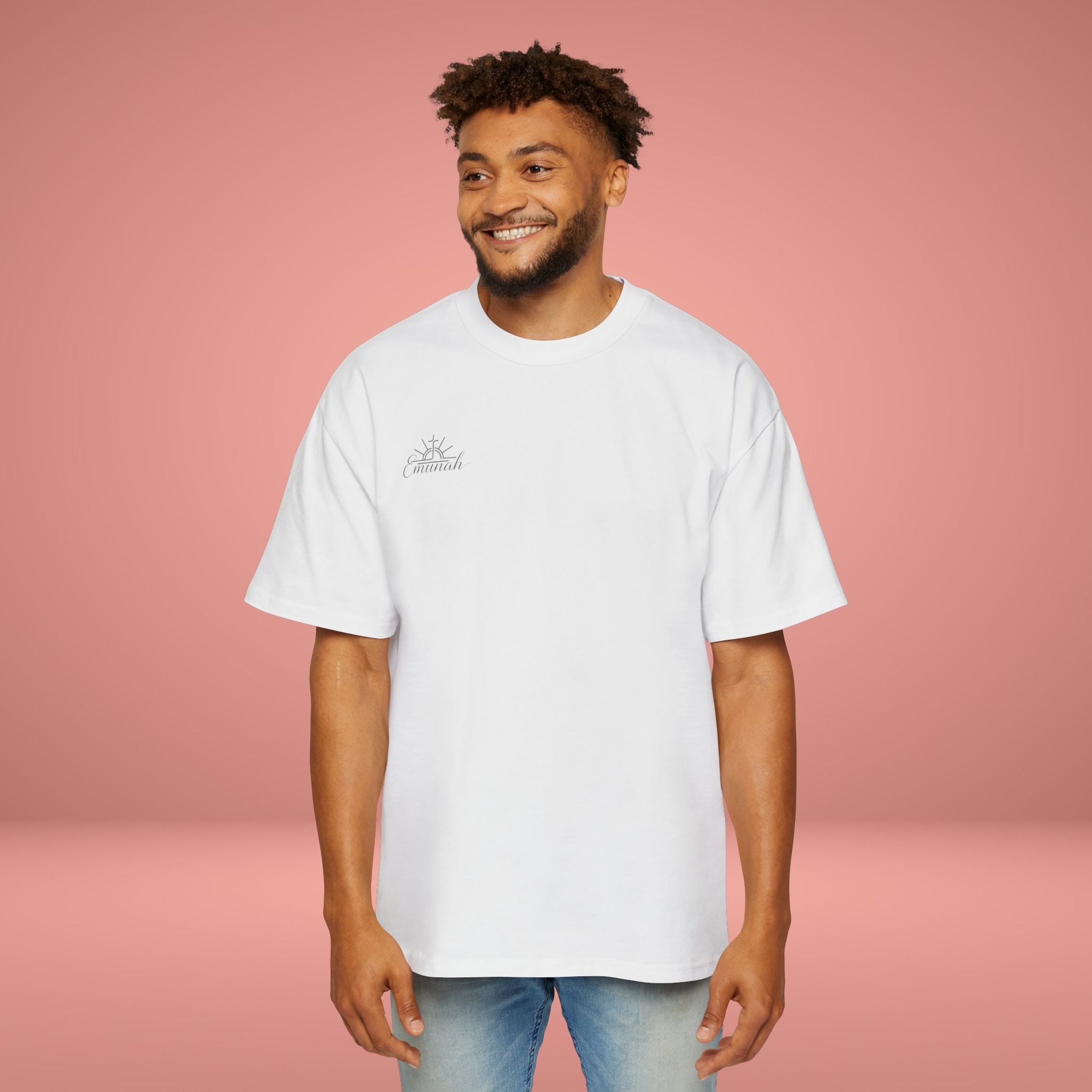 Emunah Men's Heavy - Oversized Tee