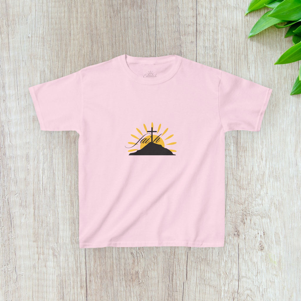 Faith Cross Sunrise - Kids Tee