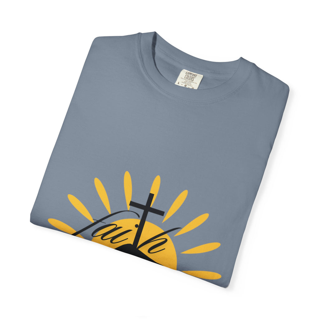 Faith Cross Unisex T-Shirt — Sunrise Unisex Tee