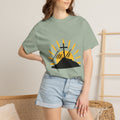 Faith Cross Unisex T-Shirt — Sunrise Unisex Tee