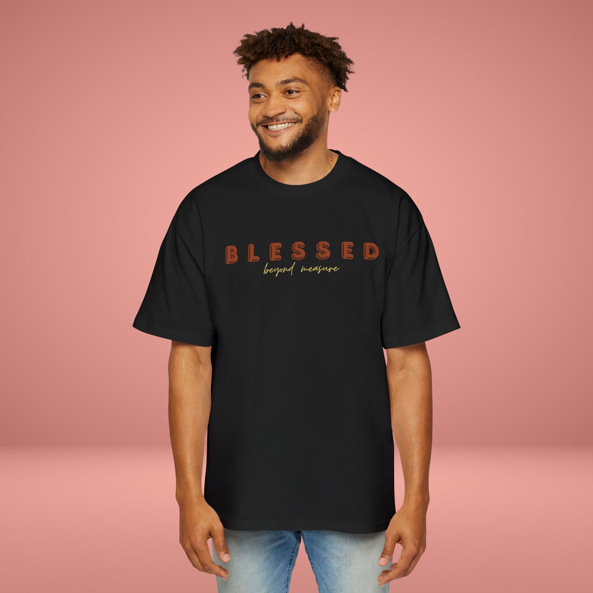 Blessed - Graphic Oversized Men’s T-Shirt