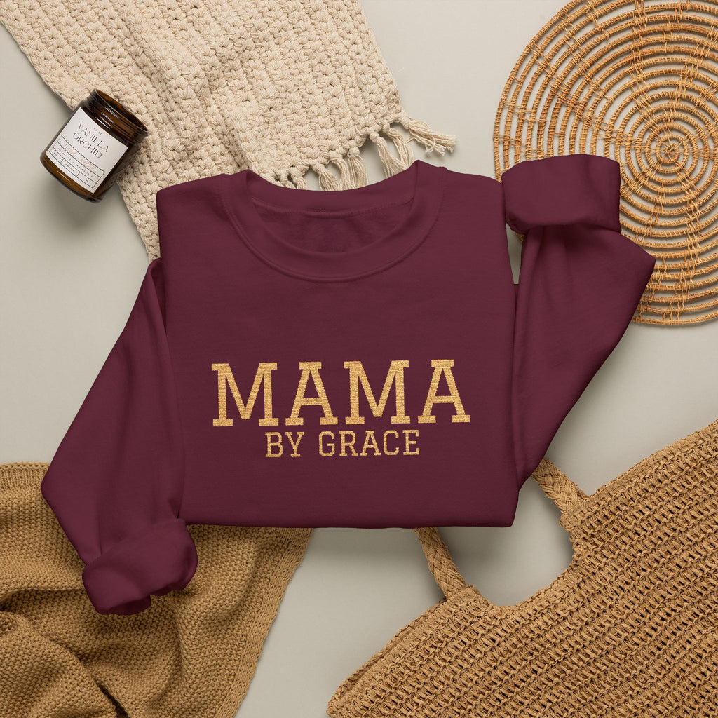 Mama by Grace Embroidered - Women's Sweatshirt