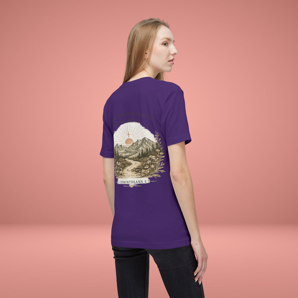 Walk By Faith (1 Corinthians 5:7) - Women's Graphic Tee