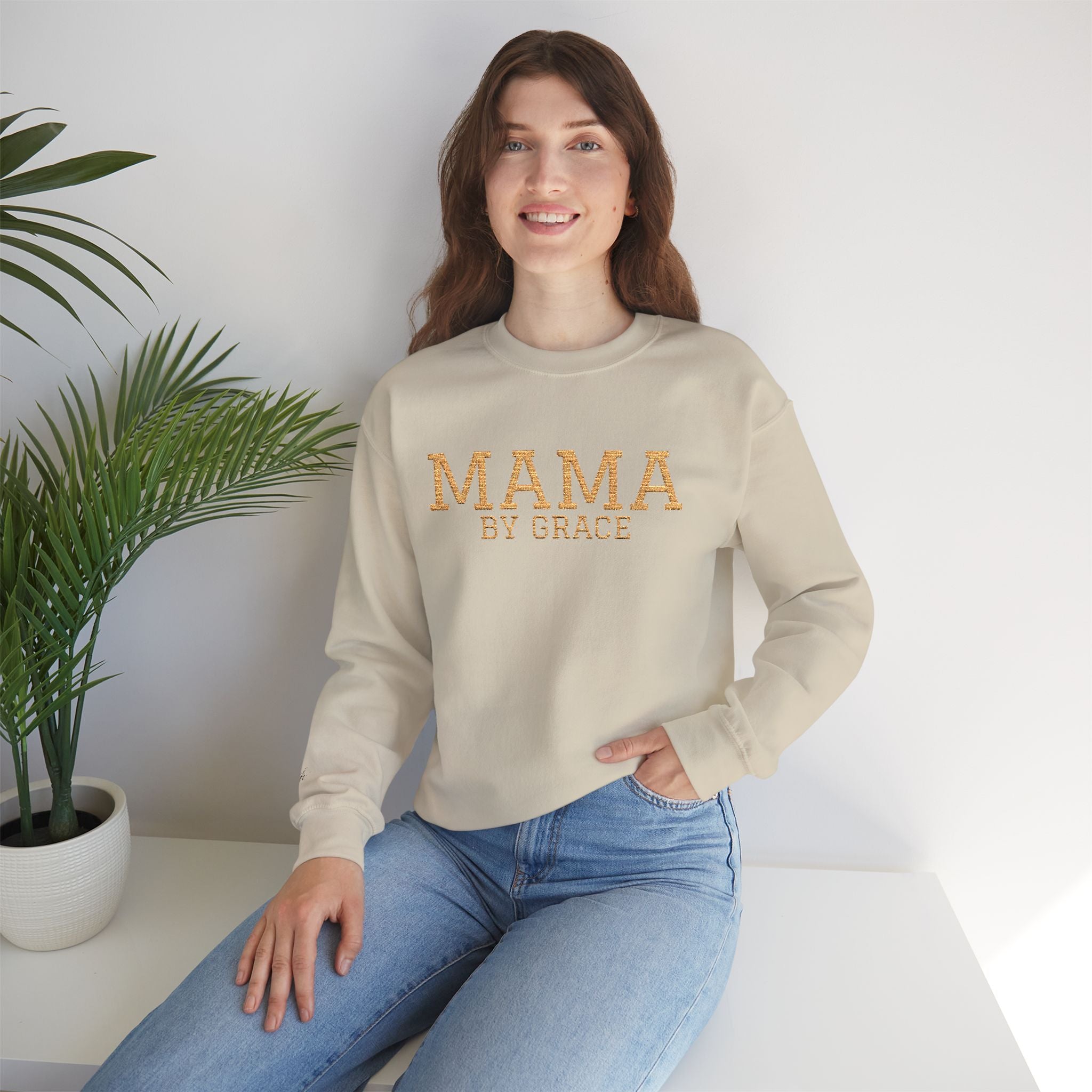 Mama by Grace Embroidered - Women's Sweatshirt