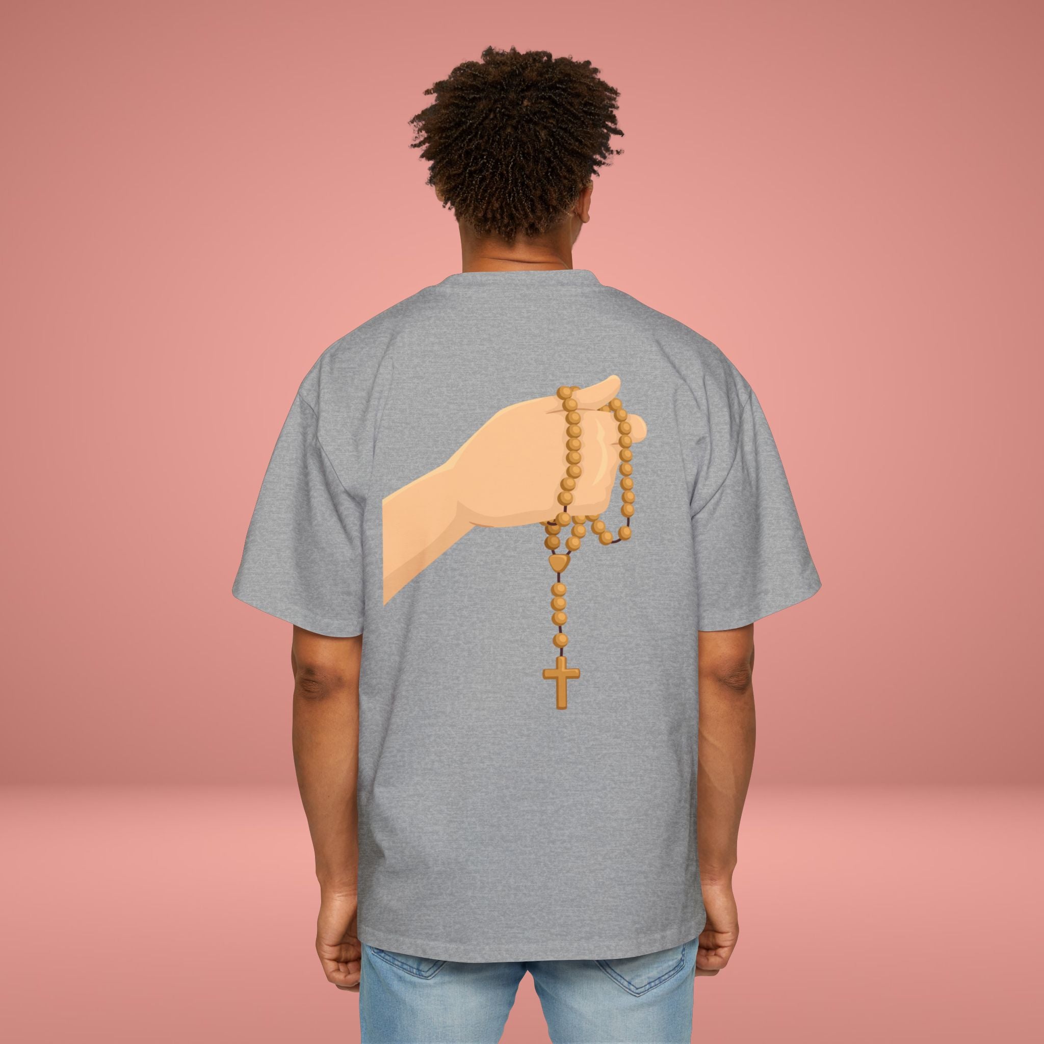 Emunah Men's Heavy - Oversized Tee