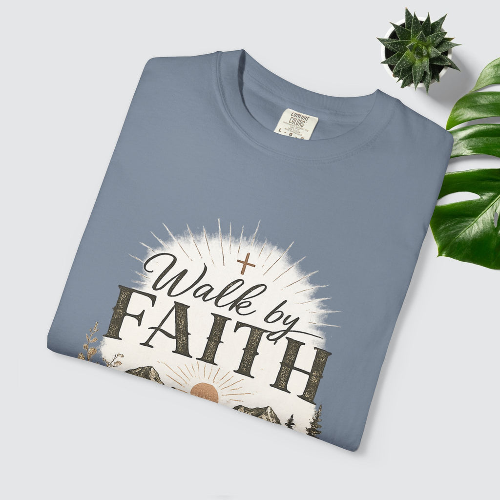 Walk By Faith (1 Corinthians 5:7) - Men's Graphic Tee