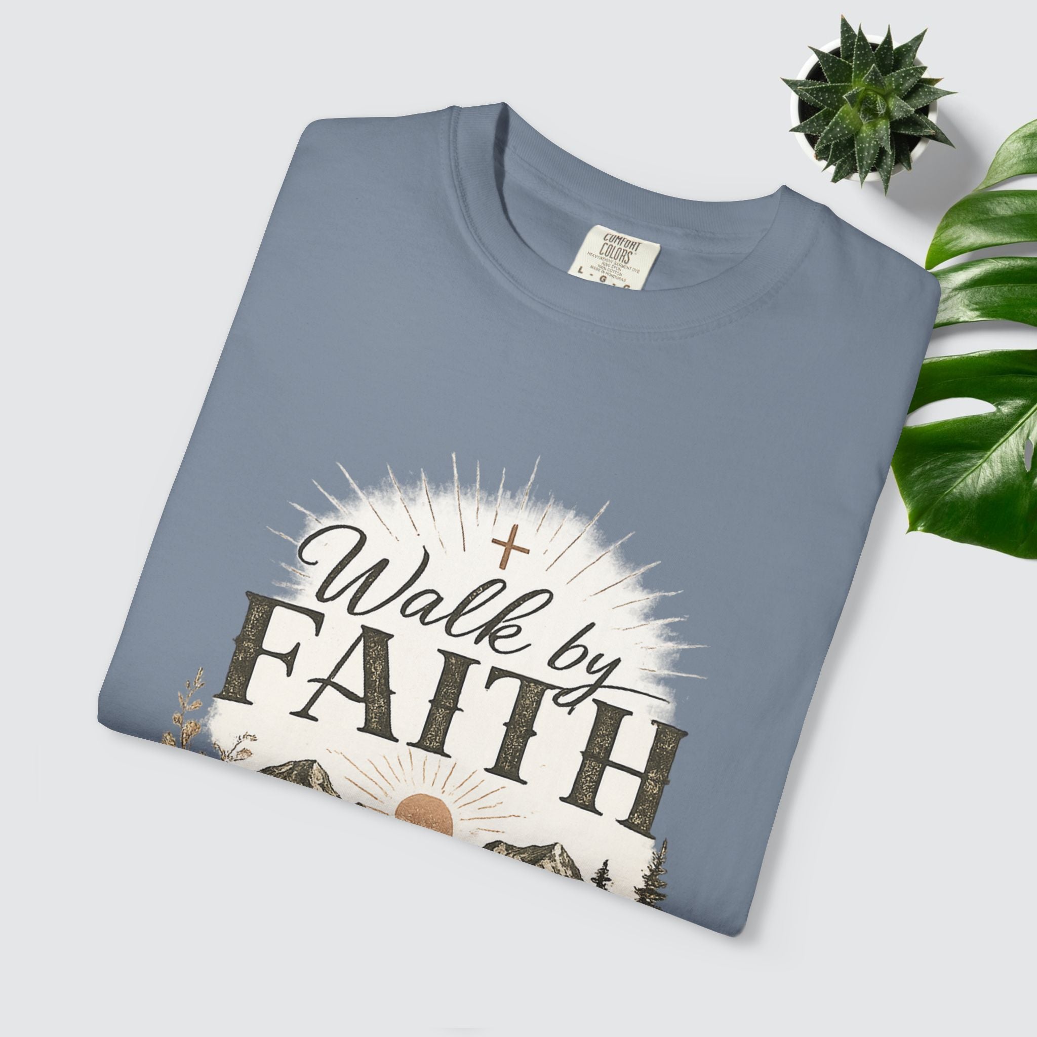 Walk By Faith (1 Corinthians 5:7) - Men's Graphic Tee