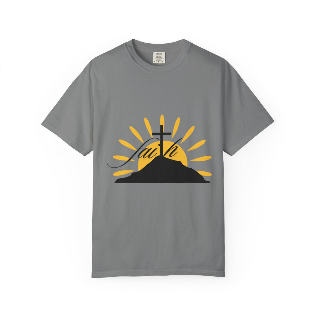 Faith Cross Unisex T-Shirt — Sunrise Unisex Tee