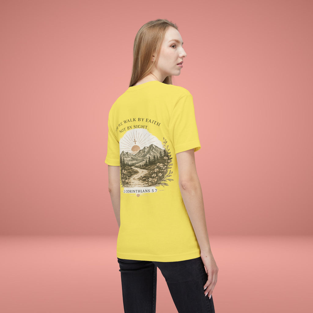 Walk By Faith (1 Corinthians 5:7) - Women's Graphic Tee
