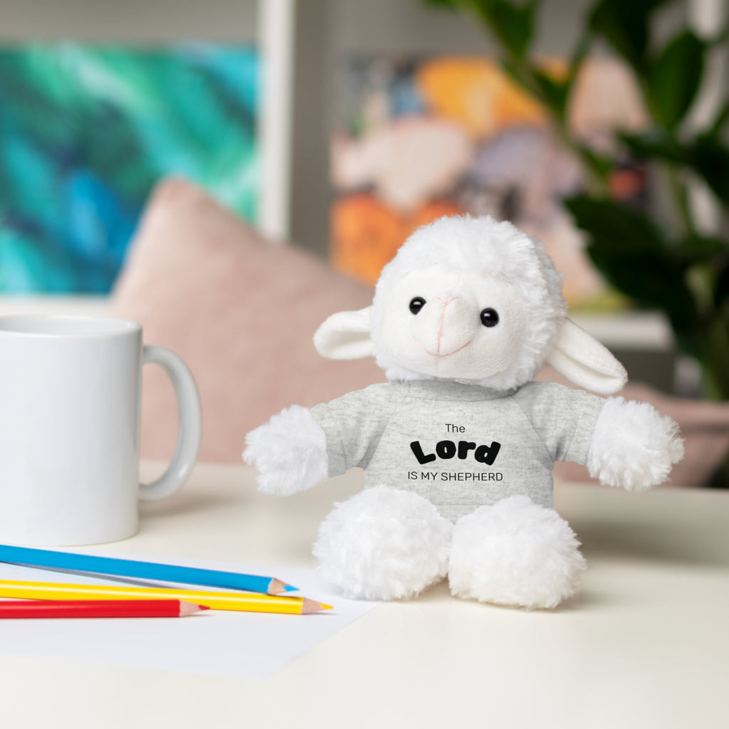 Plush Sheep with 'The Lord Is My Shepherd' Tee