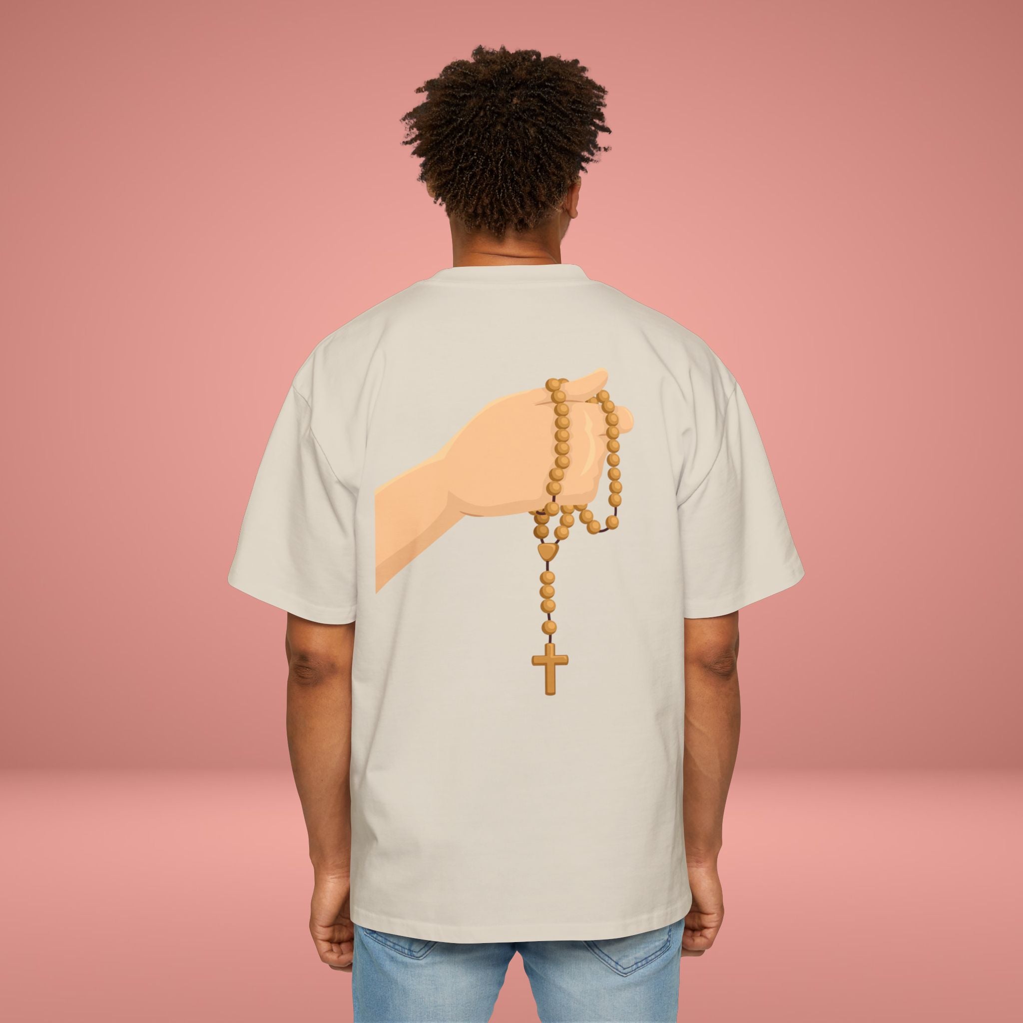 Emunah Men's Heavy - Oversized Tee