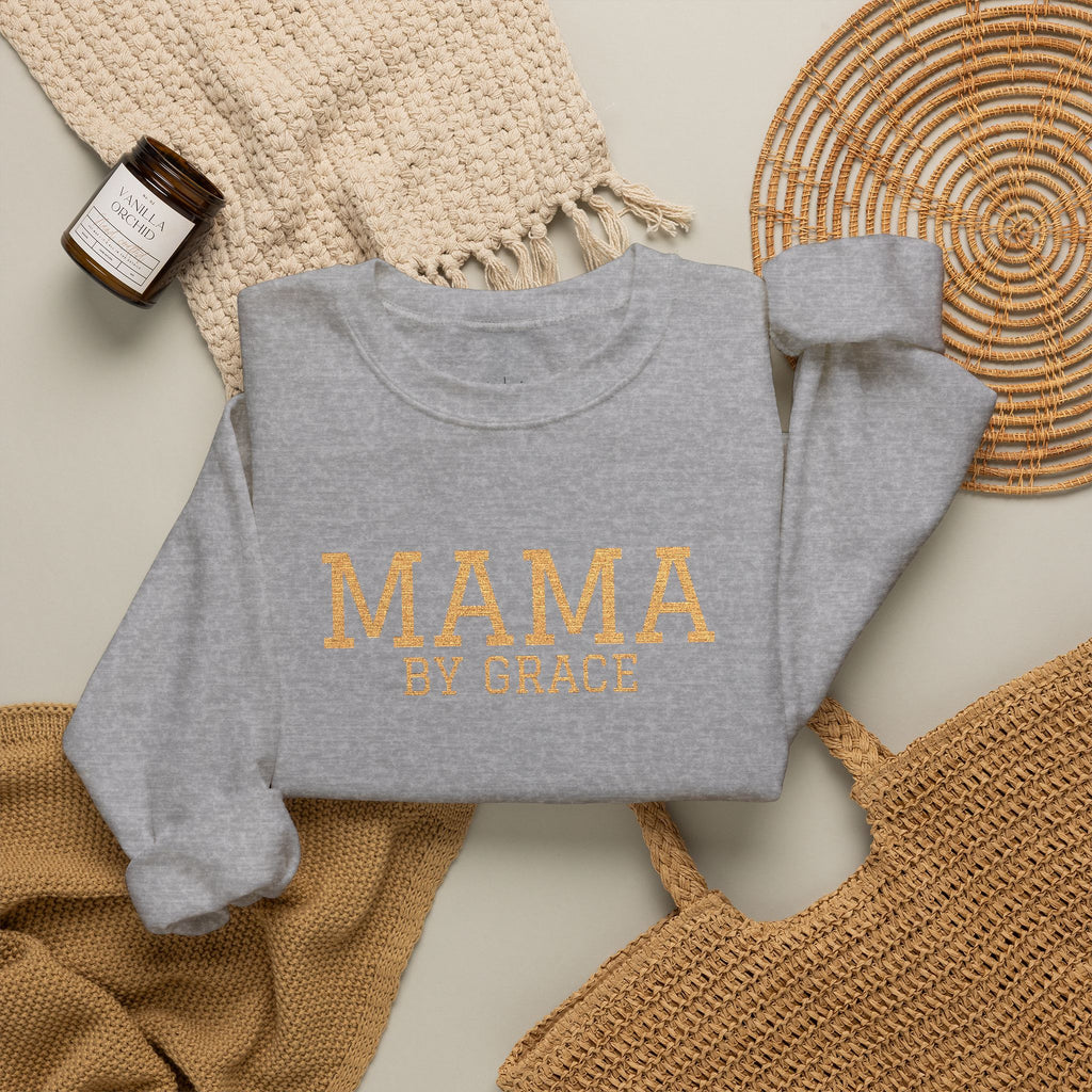 Mama by Grace Embroidered - Women's Sweatshirt