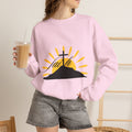 Faith Cross Sunrise - Women's Crewneck Sweatshirt